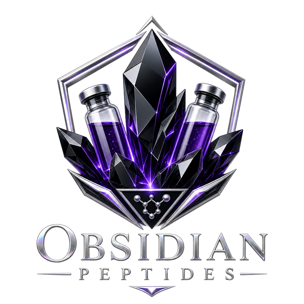 Obsidian Peptides logo